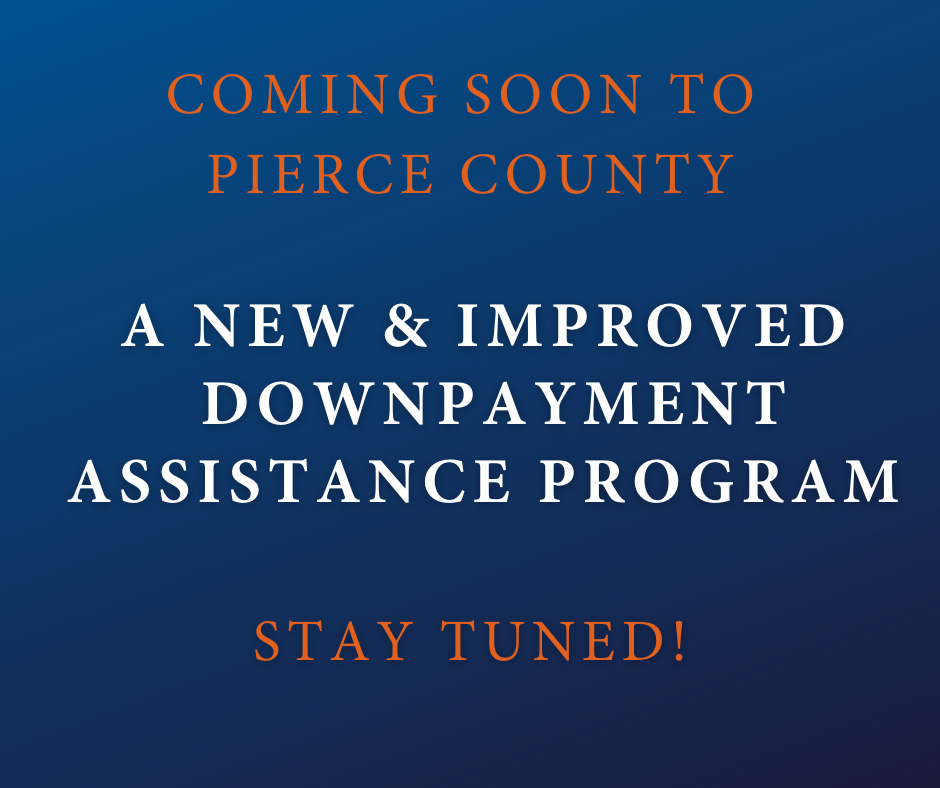 Coming soon - Pierce County